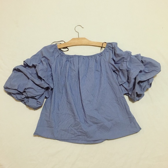 Zara Ruffle Sleeve Blouse - Picture 2 of 2